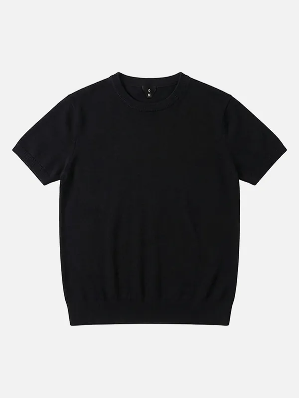 Tom Hollinger | Damen T Shirt Gerippt Mit Kurzen Ärmeln