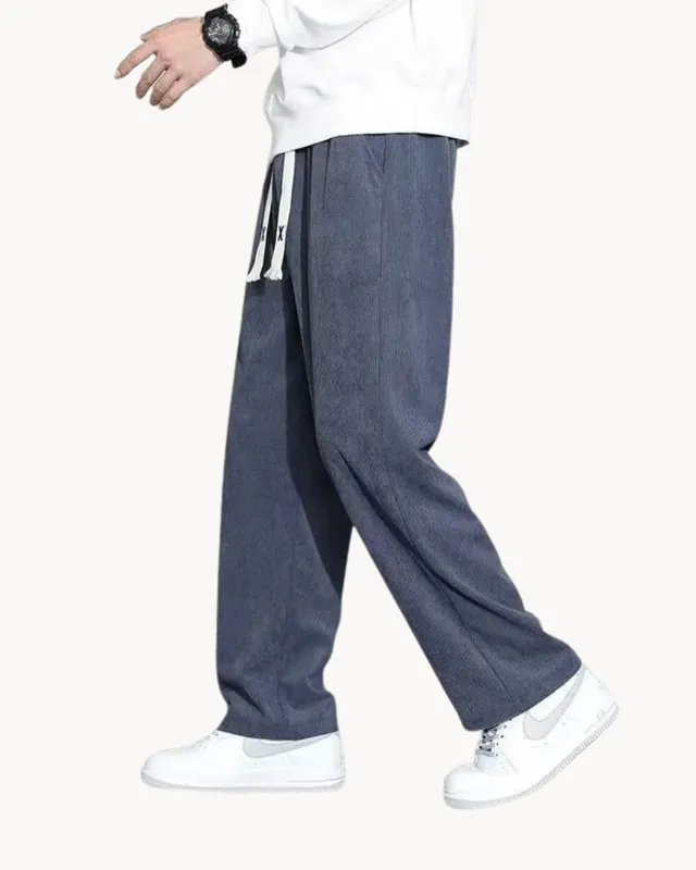 Tom Hollinger | Herren Cordhose Mit Kordelzug Und Geradem Bein