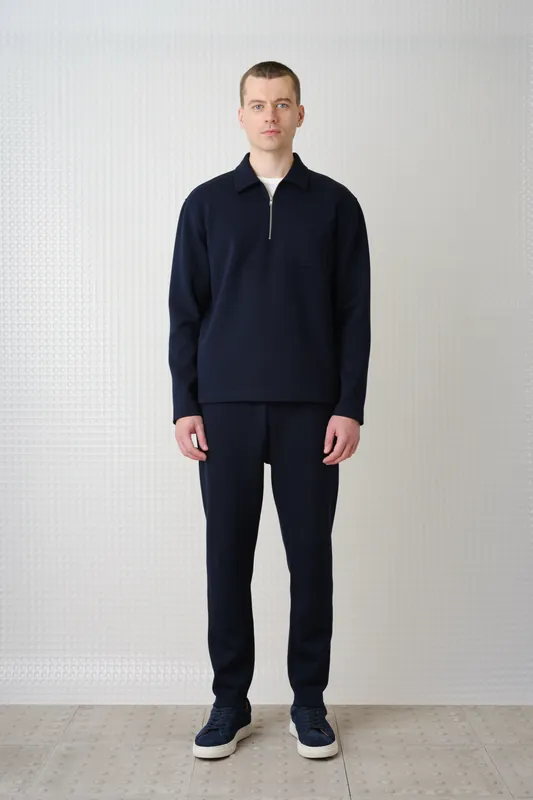 Goodman - Bonded Quarter Zip - Navy