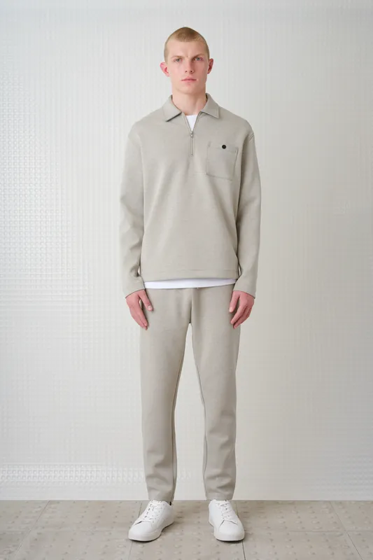 Goodman - Bonded Quarter Zip - Stone