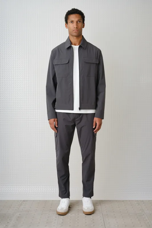 Atlantic - Tech Stretch Jacket - Grey