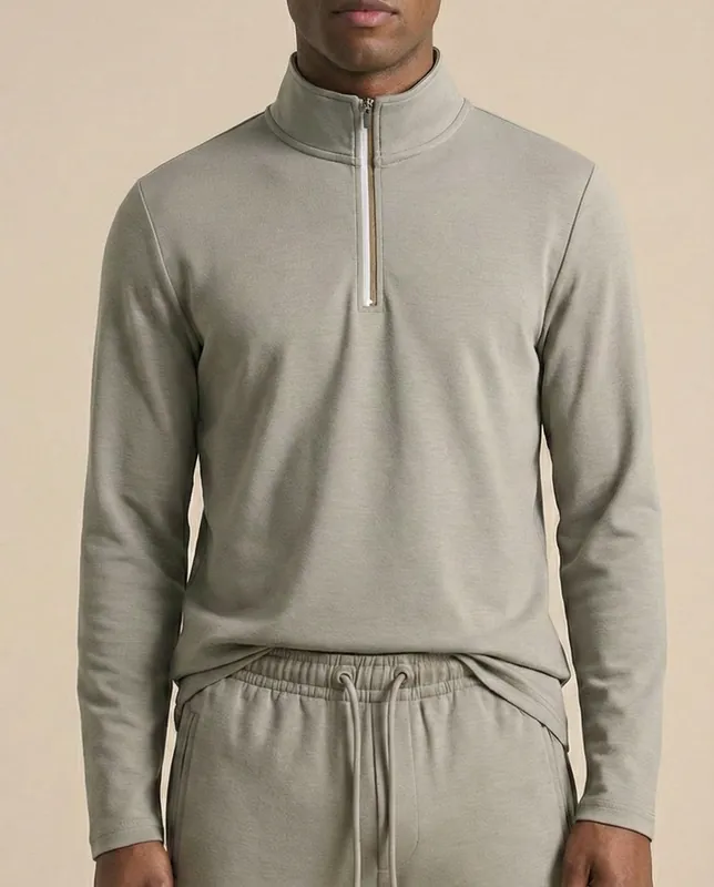 Veer Quarter Zip - Stone