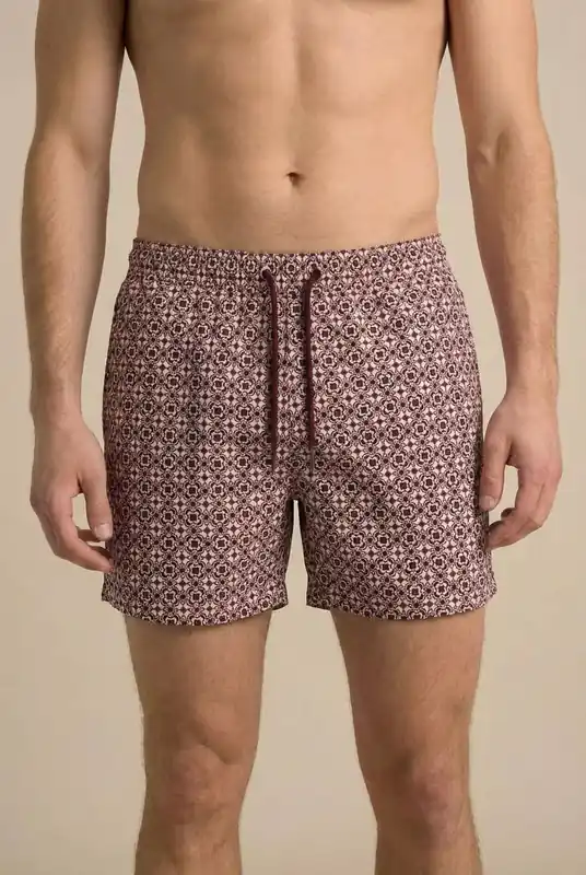 Neptune Swim Shorts - Burgundy