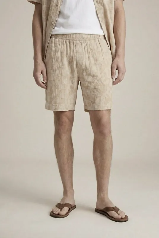 Kessler Shorts Co-Ord - Ecru / Stone
