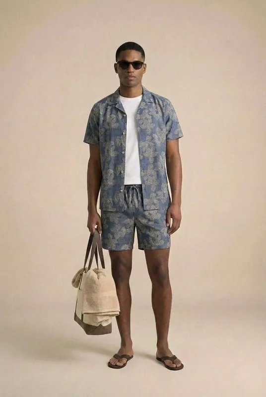 Larsson Shirt Co-Ord - Chambray