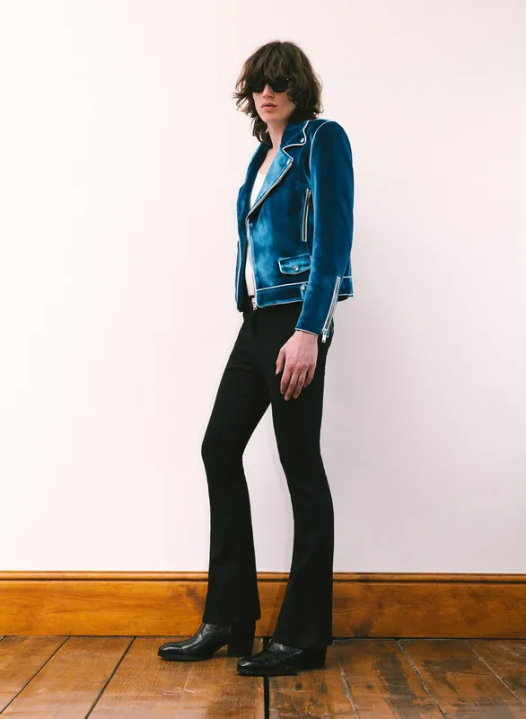 Black Slim Fit Flare Jeans - Trousers