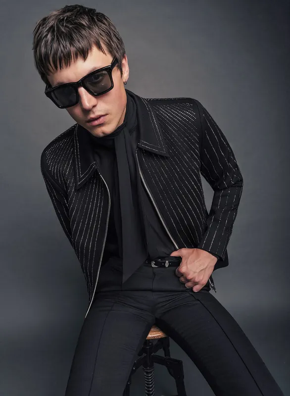 Black Embellished Sequin Jacket - Jackets & Coats