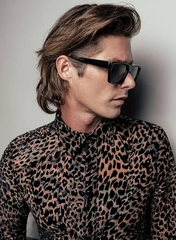 Phix X Rolling Stones Semi Sheer Leopard Effect Velvet Shirt - Shirts
