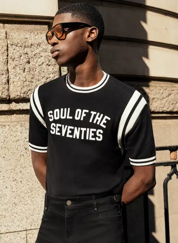 Soul Of The Seventies Black Polo Shirt - Shirts