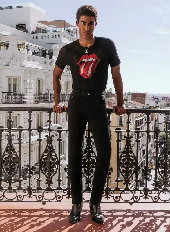 Black Slim Fit Denim Jean - Trousers