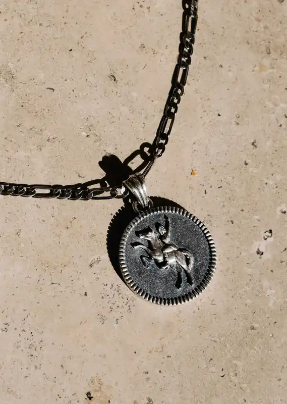 Silver Horse Pendant Necklace - Necklaces