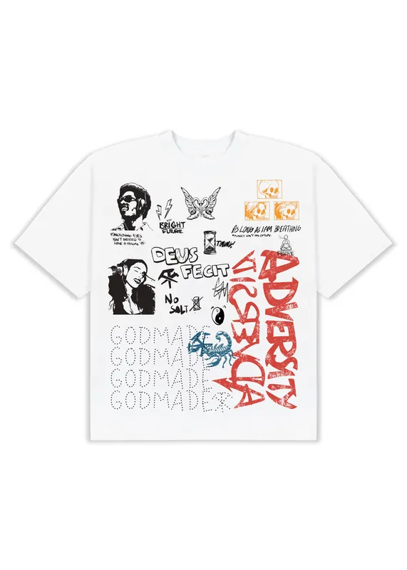 VISION GRAPHIC T-SHIRT - WHITE