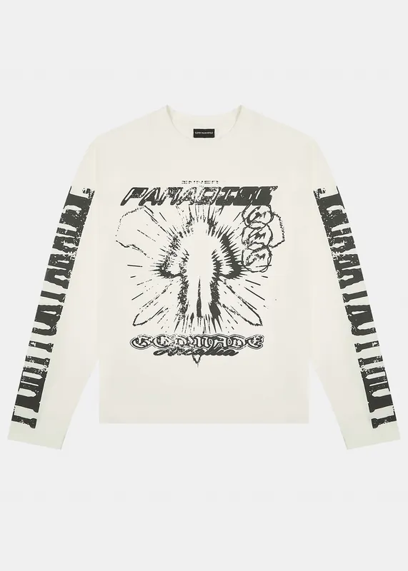 WITHIN SPIRIT GRAPHIC LONG SLEEVE - OFF-WHITE