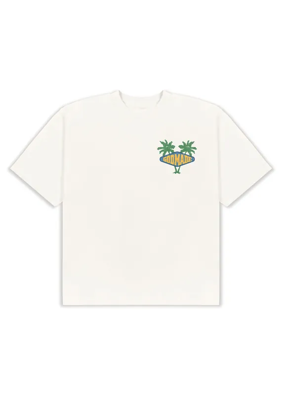 OCEAN SIDE - OFF WHITE T-SHIRT