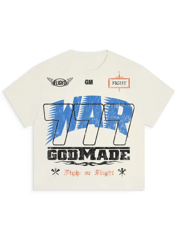 WAR GRAPHIC T-SHIRT - OFF WHITE