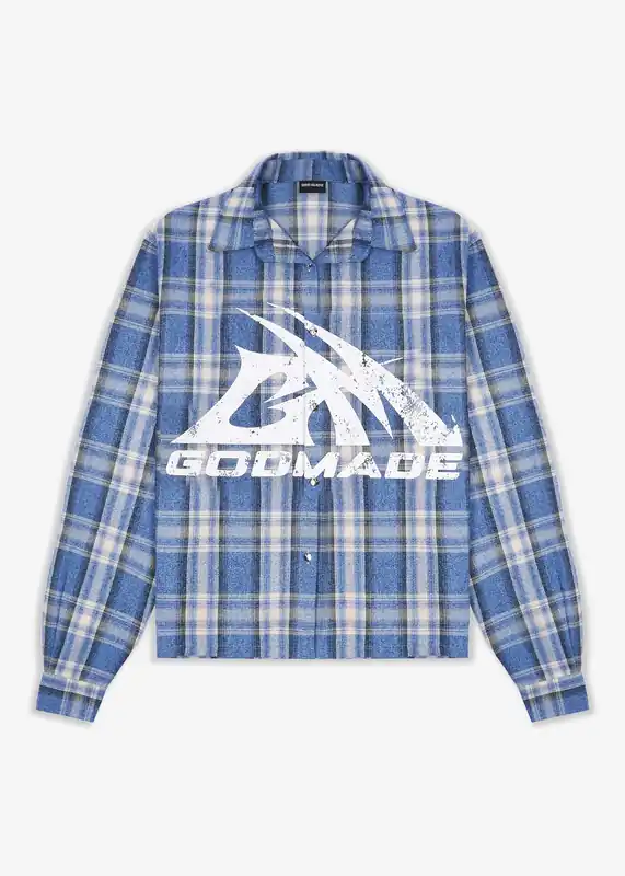 GM LOGO - BLUE FLANNEL