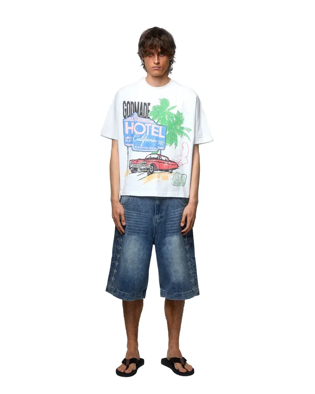 GM JORTS WASHED BLUE - Godmade Clo