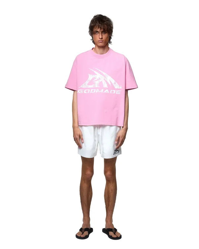 GM LOGO T-SHIRT - WASHED PINK