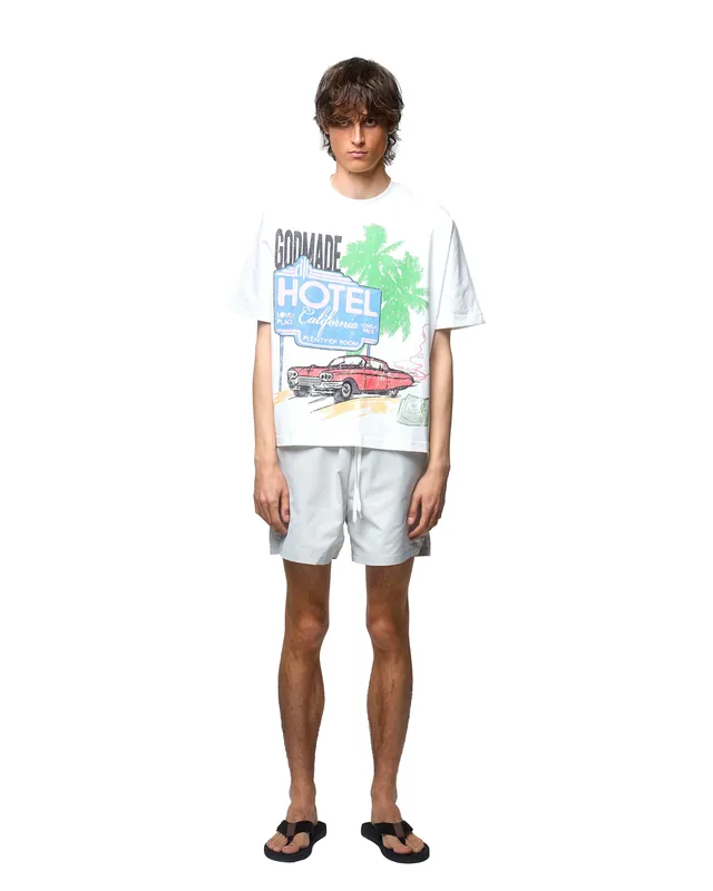 HOTEL CALIFORNIA OFF WHITE TEE - Godmade Clo