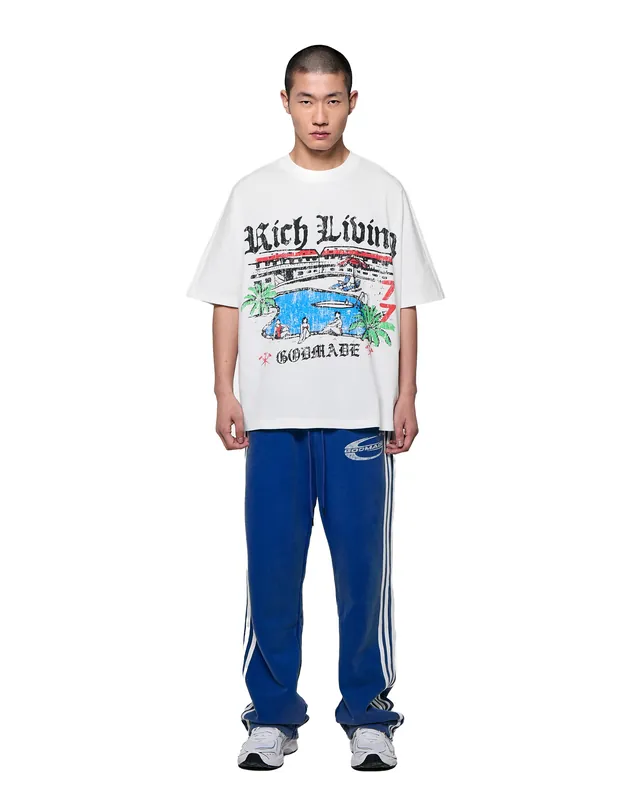 RICH LIVING T-SHIRT - OFF WHITE