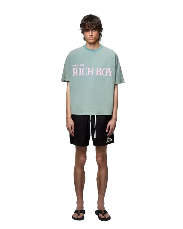 RICH BOY T-SHIRT - ANTIQUE GREEN