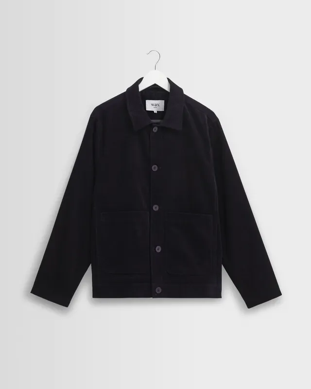 Landmark - Navy Corduroy Chore Jacket