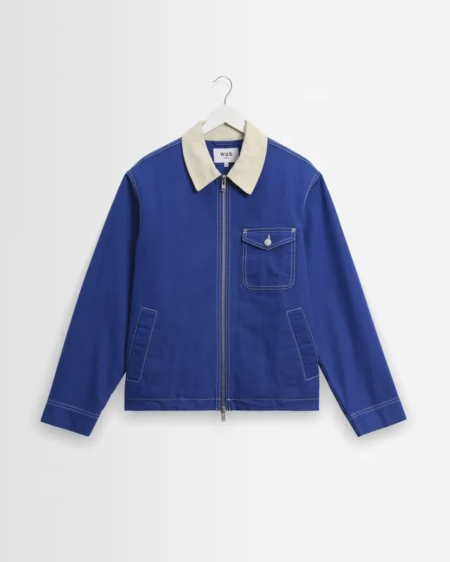 Mason - Blue Peached Canvas Work Jacket