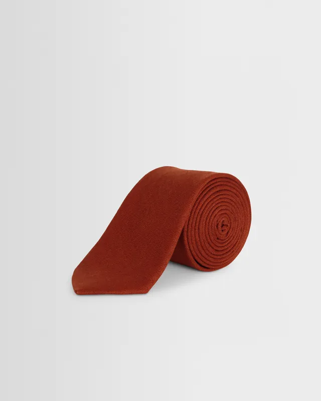 Pavillion - Rust Linen Tie
