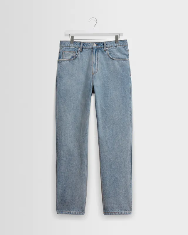 Russell - Light Blue Wash Straight Fit Denim Jeans