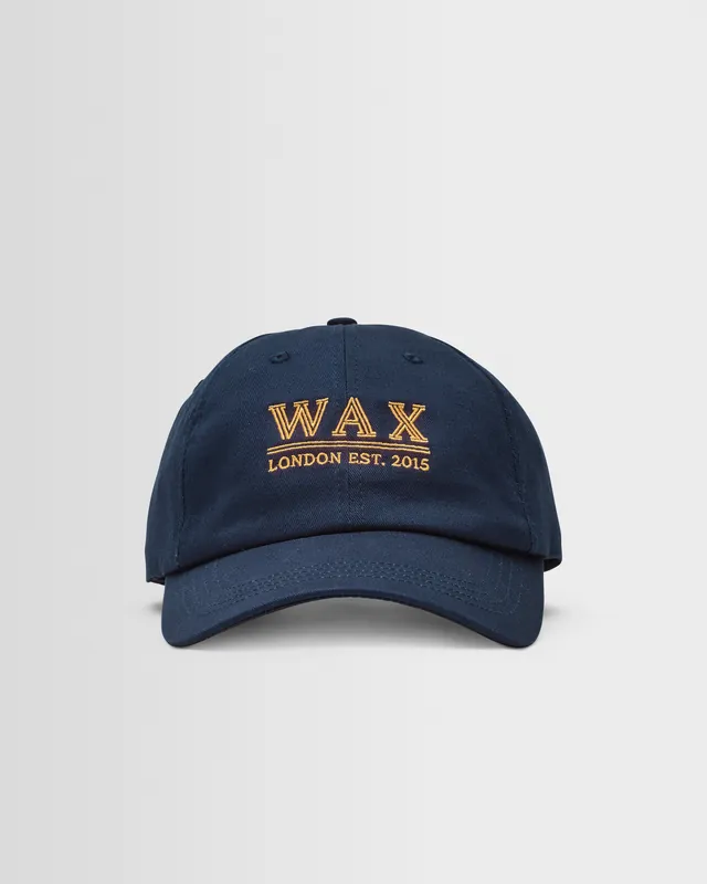 Spencer - Navy & Yellow Cotton Sports Cap