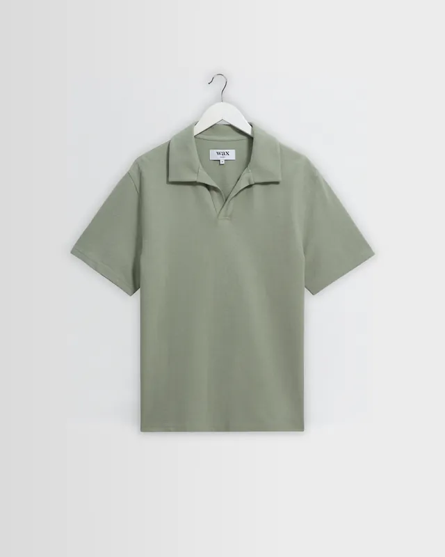 Atwood - Sage Textured Organic Cotton Polo Shirt