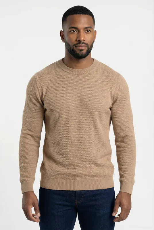 Men's Signature Crewneck Knit Sweater | Blackstone London - Blackstone-London