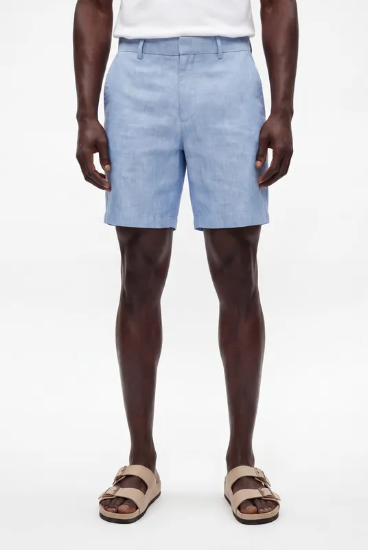 Men's Linen Tailored Shorts | Blackstone London