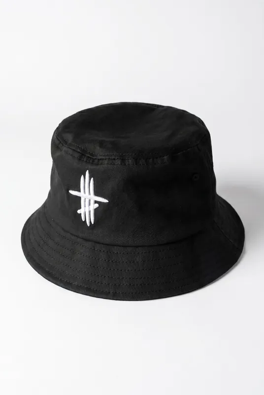 Men's Crossed Lines Bucket Hat | Blackstone London