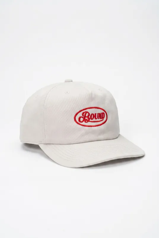 Men's Bound Retro Embroidered 5-Panel Cap | Blackstone London
