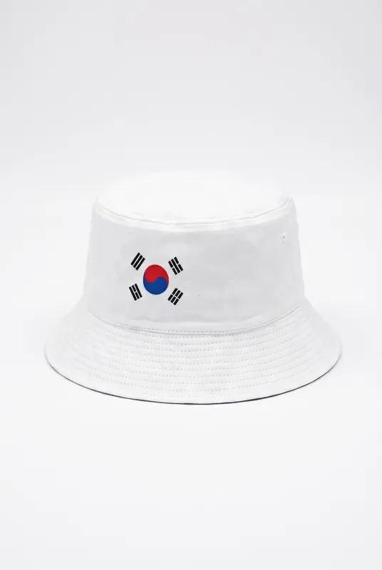 Women's Korea Flag Bucket Hat | Blackstone London