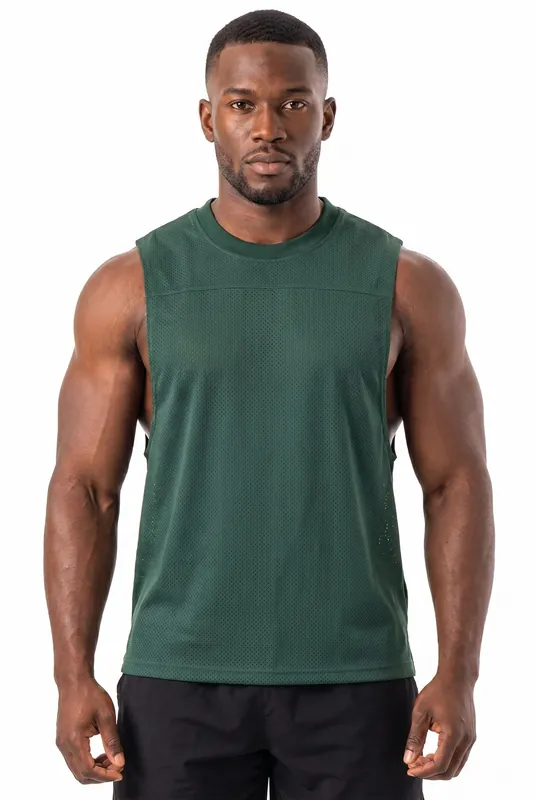 Men's Mesh Flex Muscle Tank Top | Blackstone London