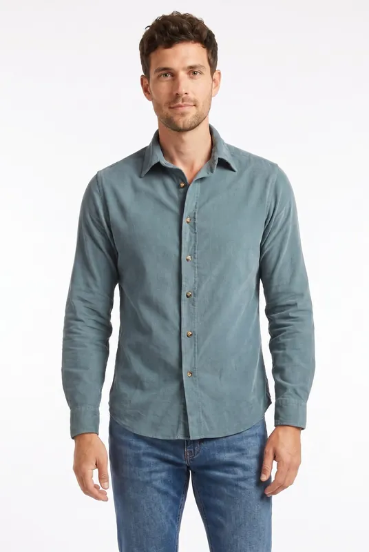Men's Wyck Corduroy Shirt | Blackstone London