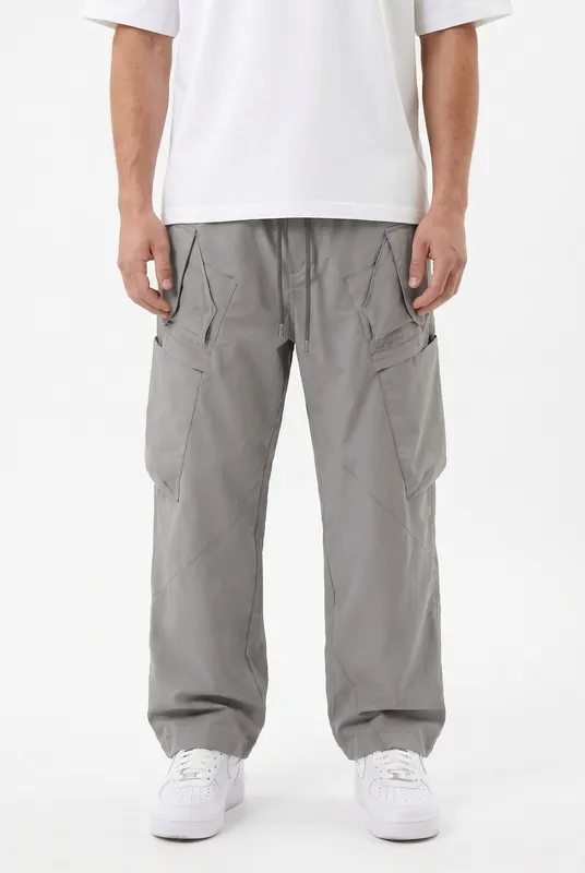 Men's Utility Straight Fit Cargo Pants | Blackstone London