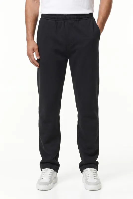Men's Relaxed Fit Open Hem Joggers | Blackstone London