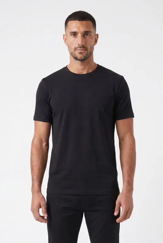 Men's Essential Slim Fit Cotton Stretch T-Shirt | Blackstone London