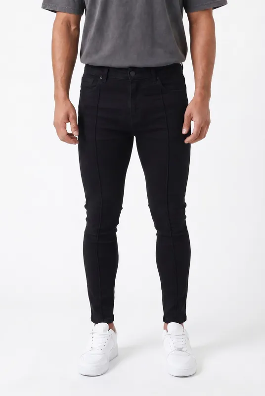 Men's Non-Rip Skinny Stretch Jeans | Blackstone London