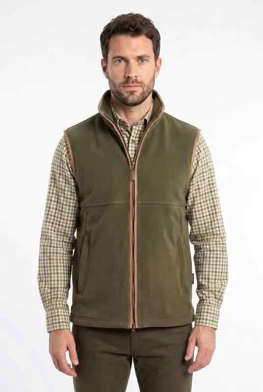 Men's Heritage Fleece Gilet | Blackstone London