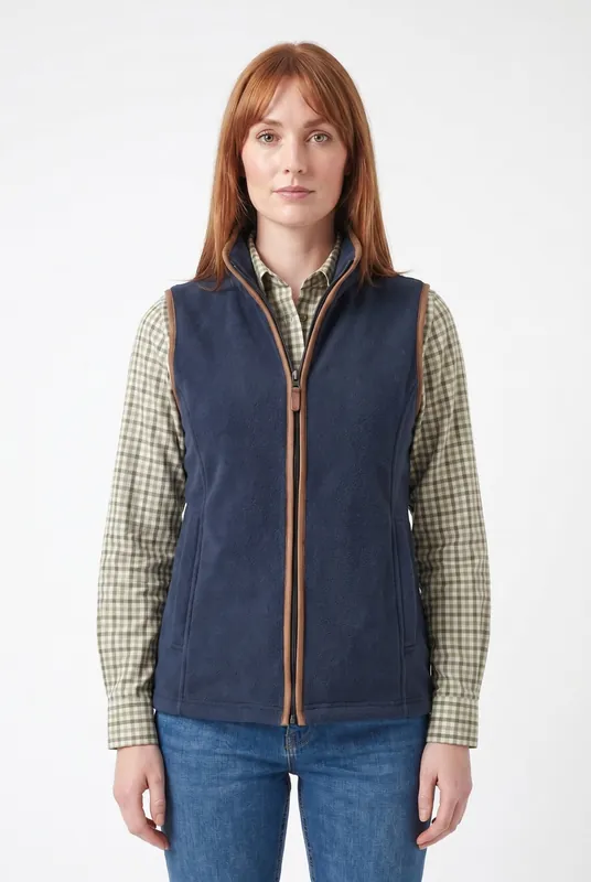 Women's Heritage Fleece Gilet | Blackstone London