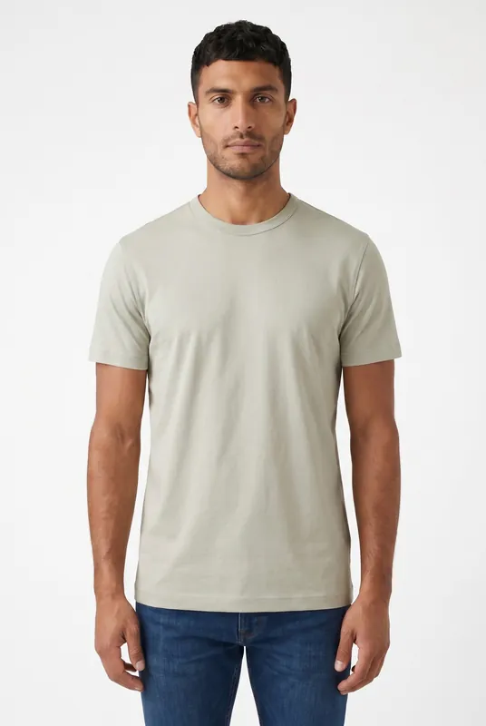 Men's Premium Cotton Crew Tee | Blackstone London