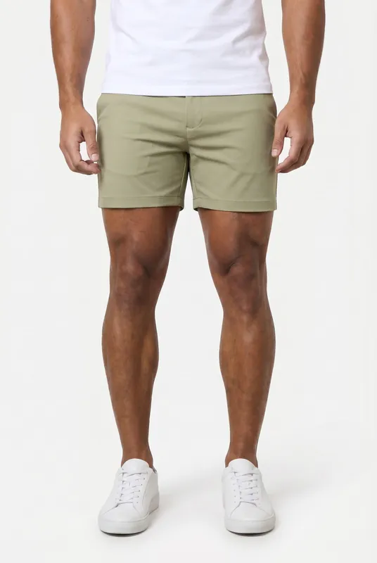 Men's Muscle Fit Chino Shorts | Blackstone London