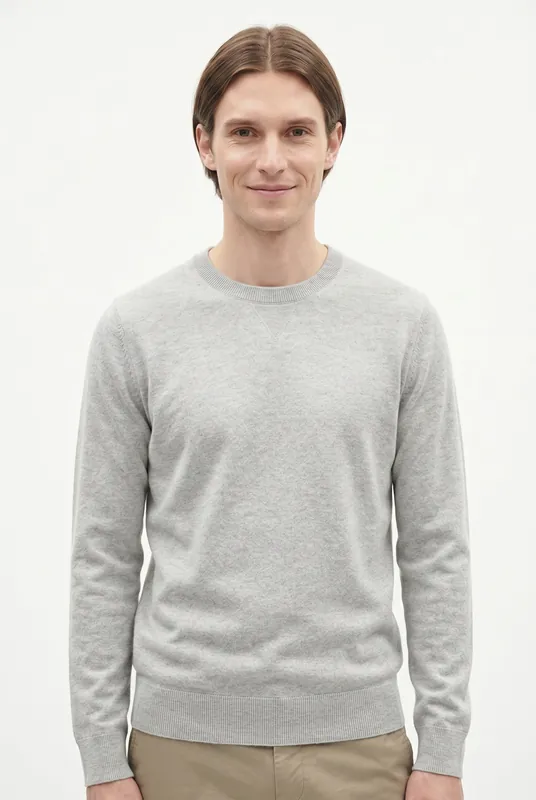 Men's Crew Neck Knit Sweater | Blackstone London