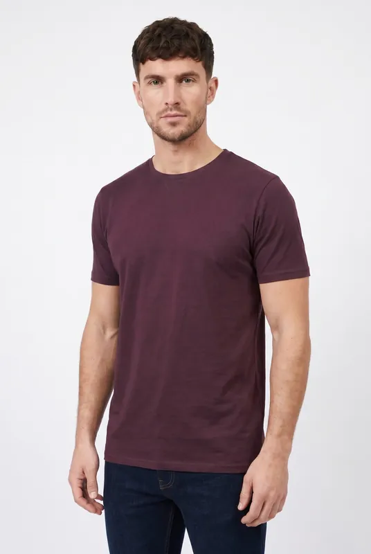 Men's Crew Neck Cotton Tee | Blackstone London