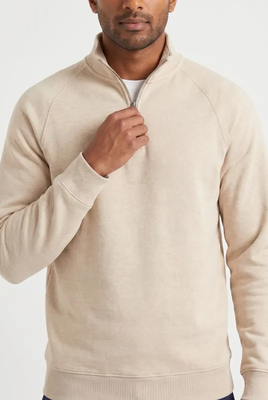 Men's Jensen Quarter-Zip Sweatshirt | Blackstone London