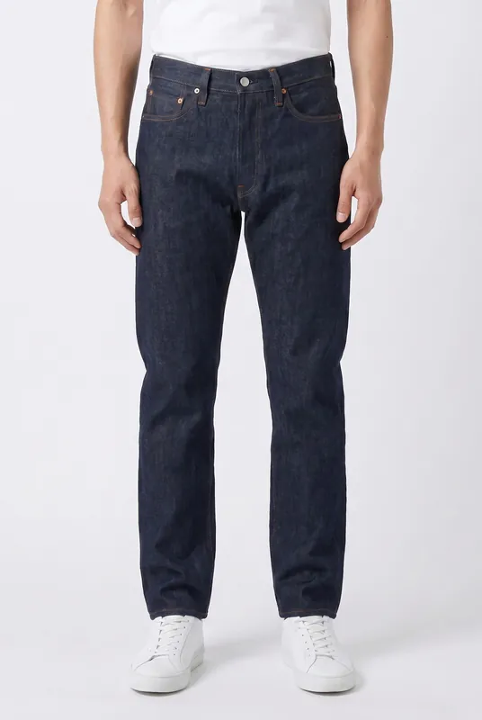 Men's One Wash Indigo Selvedge Jeans | Blackstone London